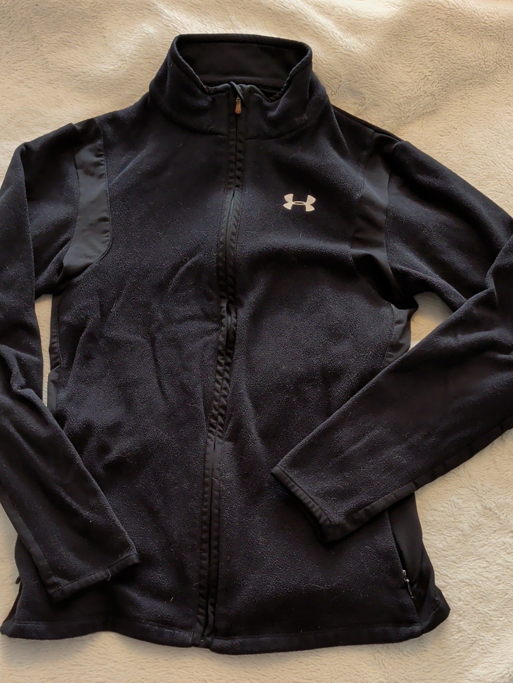 Under Armour Cold Gear Women's Black Full-Zip Utility Fleece Jacket